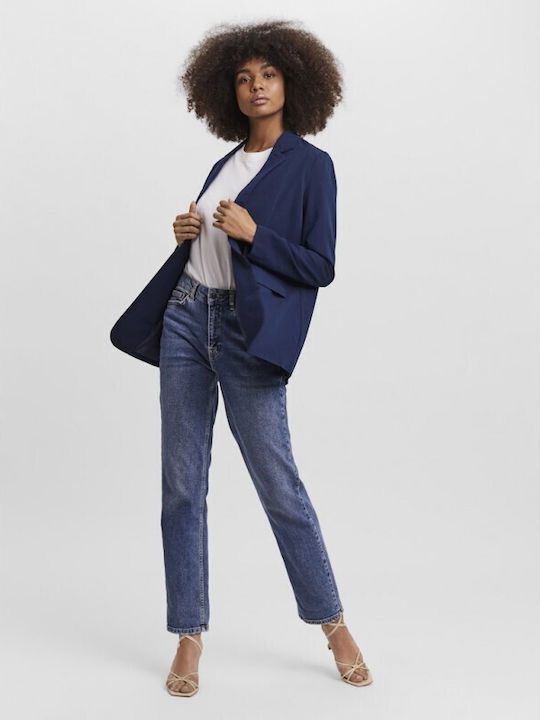 Vero Moda Γυναικείο Σακάκι Navy Blazer