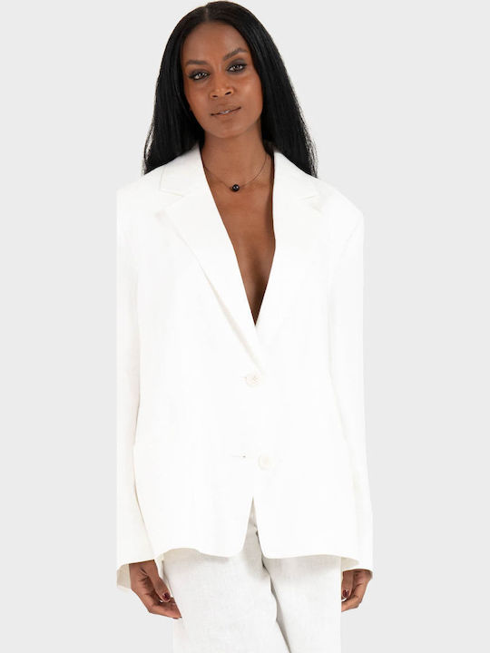 Drykorn Γυναικείο Σακάκι Off White