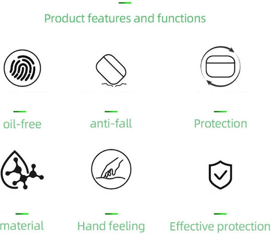 Θήκη Σιλικόνης σε Πράσινο χρώμα για Huawei FreeBuds Pro