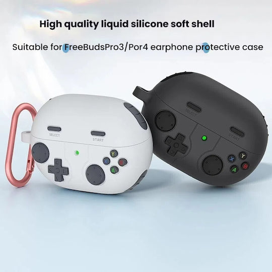 Silikon-Hülle in Rosa Farbe für Huawei FreeBuds Pro