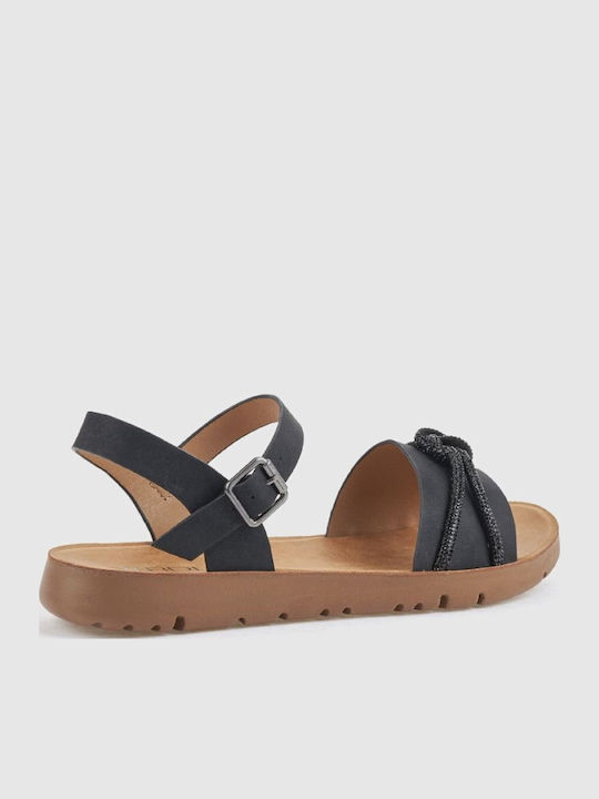 Women's Flat Sandals Black