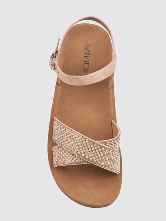 Women's Flat Sandals Beige