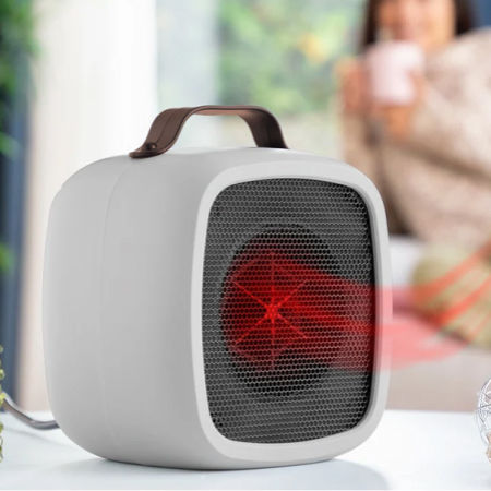 Керамичен Аеротермо За Стая Подов Бял 500W