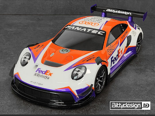 Bittydesign P-g3tr 1/10 Gt Klare Body 190mm Αβαφο Καπάκι Lexan 1:10 Ον Road