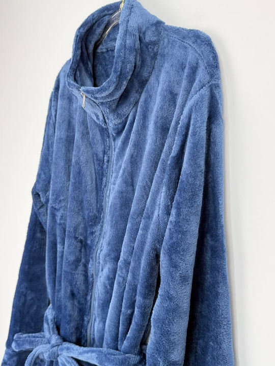 Notte Stella Winter Women's Blue Robe