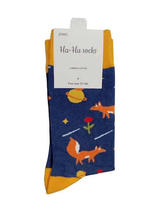 Hoho Socks Ανδρικές Κάλτσες Μπλε