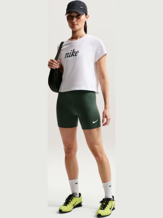 Sportswear Training Γυναικείο Ποδηλατικό Κολάν Πράσινο