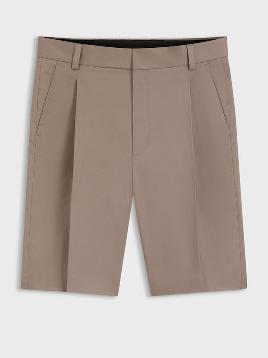 Pantalon Scurt Bărbați Maro Deschis