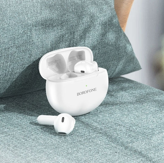 Borofone BW59 In-ear Bluetooth Handsfree Earphones with Charging Case White