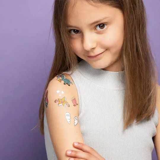 Omy 50 Pieces Unicorn Tattoo Stickers Lily