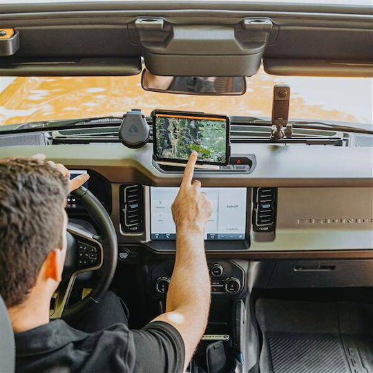 RAM Mount Suport Auto pentru Telefon cu Cârlige Reglabile Negru