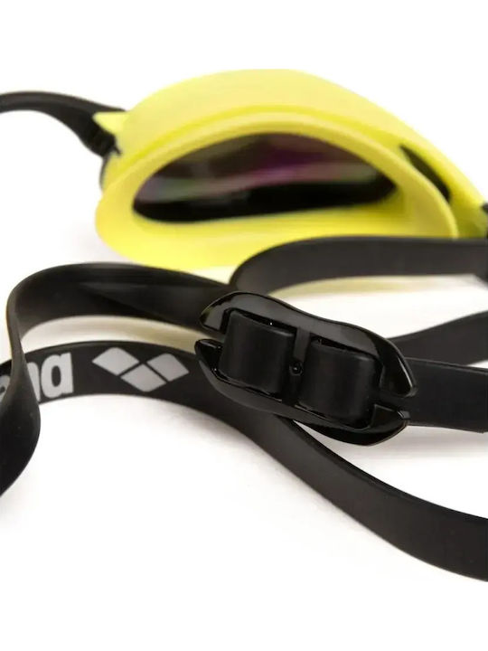 Arena Cobra Core Swipe Swimming Goggles Adults Yellow