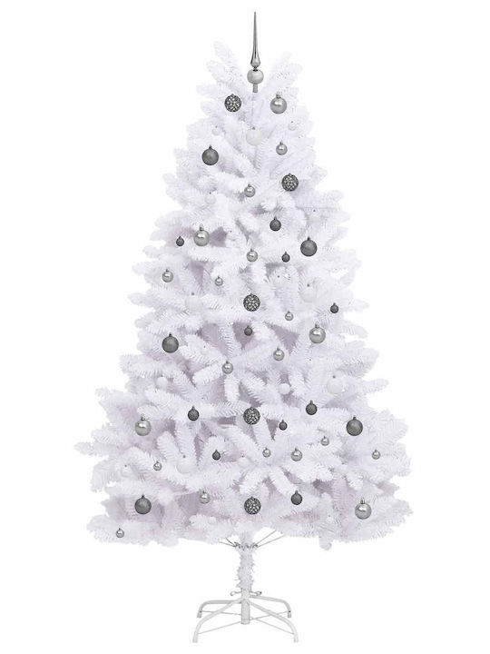 Artificial Christmas Tree 240cm With White LED Lighting