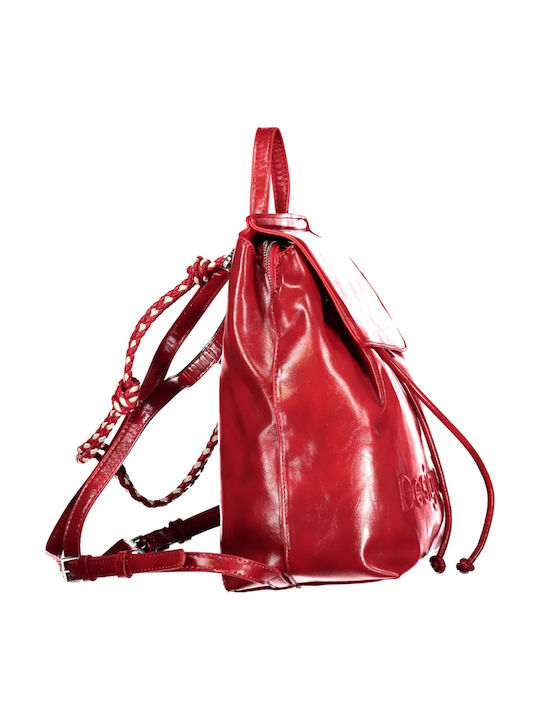 Set Women's Red Backpack Bag