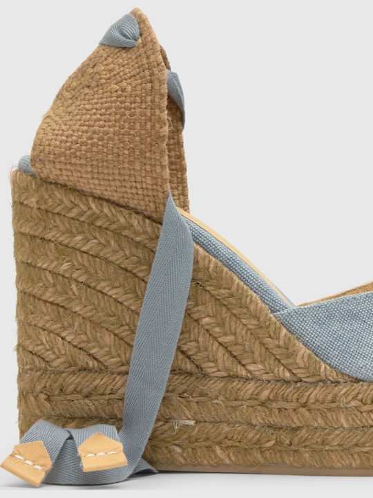 Chiara Summer Women's Platform Espadrilles Style Blue