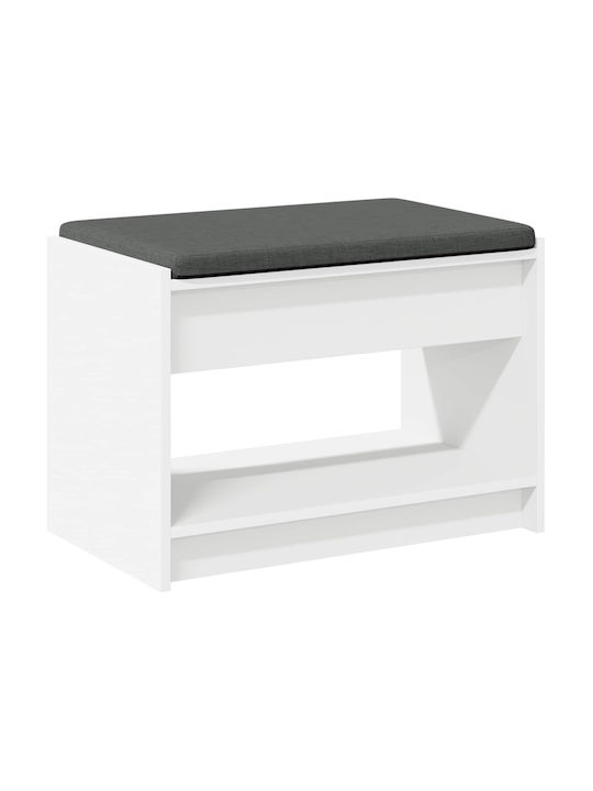Mobilier Hol cu Bancă Alb 63x38x45cm