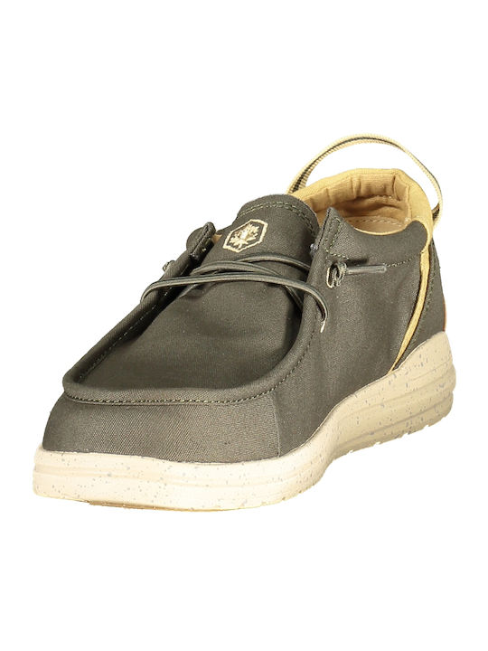 Men's Moccasins in Green Colour