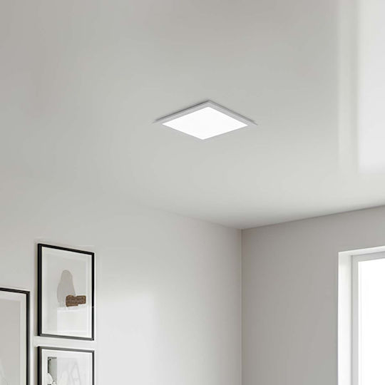 Avizar Led Panel 6w 6500k 200lm Recessed Square Format 11.7 X 11.7cm White