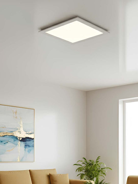Avizar Квадратен LED Панел 25W 29.2x29.2см Вграден Монтаж На Таван Изключително Тънък Дизайн Бял