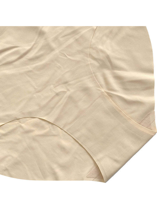 Damen-Slips 2er Pack Nahtlose Beigen
