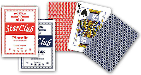 Piatnik Star Club Poker Cards Red Blue