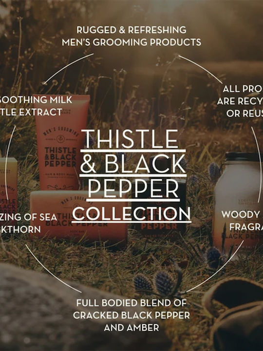 Thistle & Black Pepper Σετ Περιποίησης για Καθαρισμό Σώματος 4τμχ
