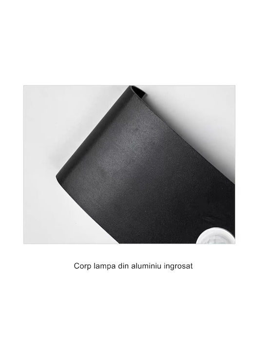 Alista Home Modern Wall Lamp Black 22x8cm