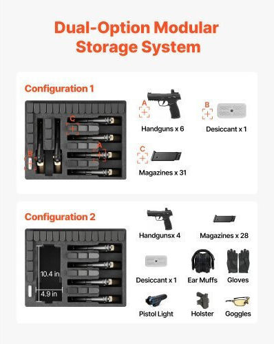 Vevor Beige Pistol Case
