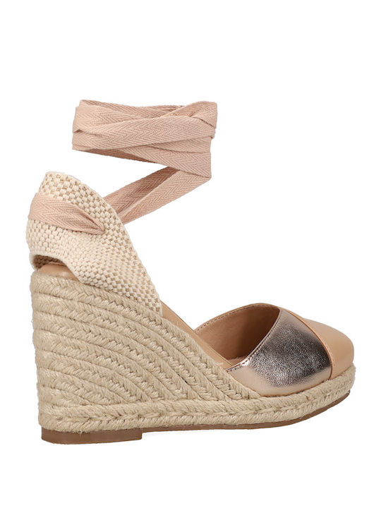 Summer Women's Platform Espadrille Style Beige