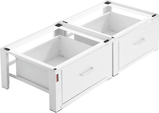 Vevor DCT2521INCH2CQUJT001V0 Βάση Πλυντηρίου/Στεγνωτηρίου από Μέταλλο με Συρτάρι 2τμχ
