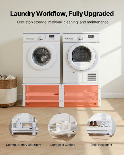 Vevor DTPZJ2521INCTYX30001V0 Ρυθμιζόμενη Βάση Πλυντηρίου/Στεγνωτηρίου 2τμχ