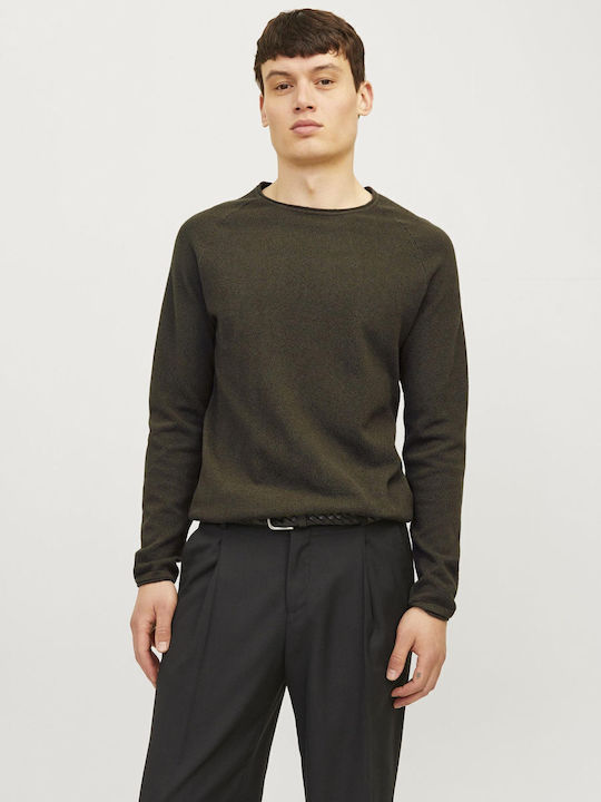 Long Sleeve Sweater Olive Green