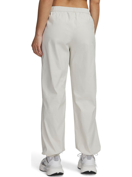 Under Armour Pantaloni De Trening Cu Elastic Albi