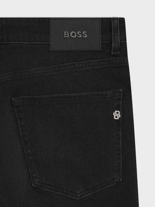 Re.maine Men's Elastic Black Jeans Pants