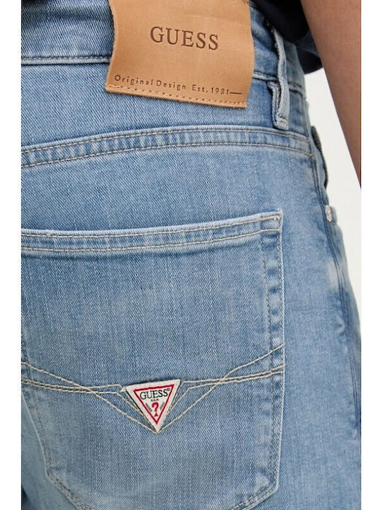 Finnley Ανδρικό Παντελόνι Τζιν Ελαστικό με Slim Tapered Εφαρμογή Μπλε