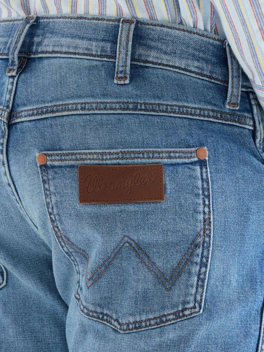 Pantalon De Blugi Pentru Bărbați Cu Fit Regular Straight Culoarea Harbor Blue
