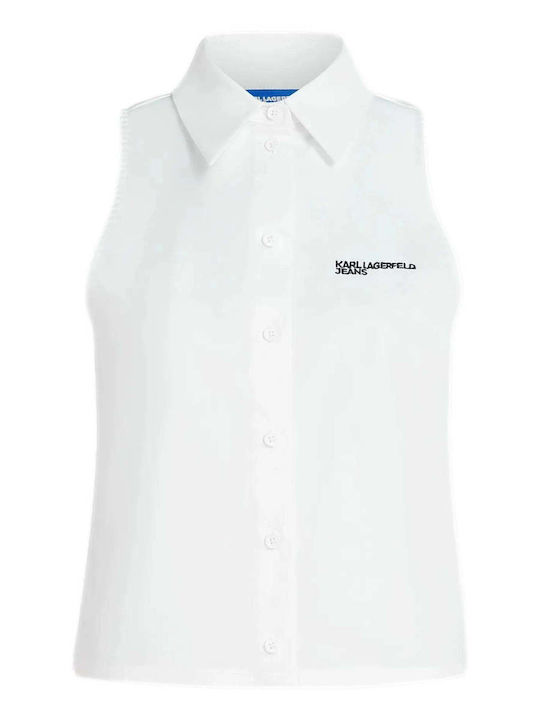Karl Women's Cotton Sleeveless Top Black