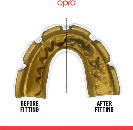 Μασέλα Opro Instant Custom Countries Usa Mouthguard Silver