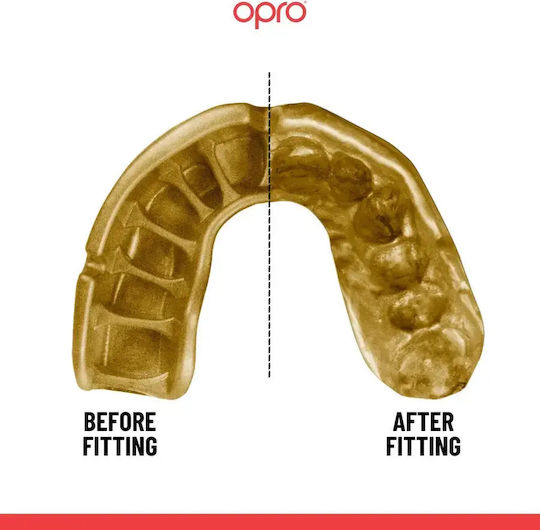 Mouth Guard Opro Gold Edition V2 Self Fit Clear