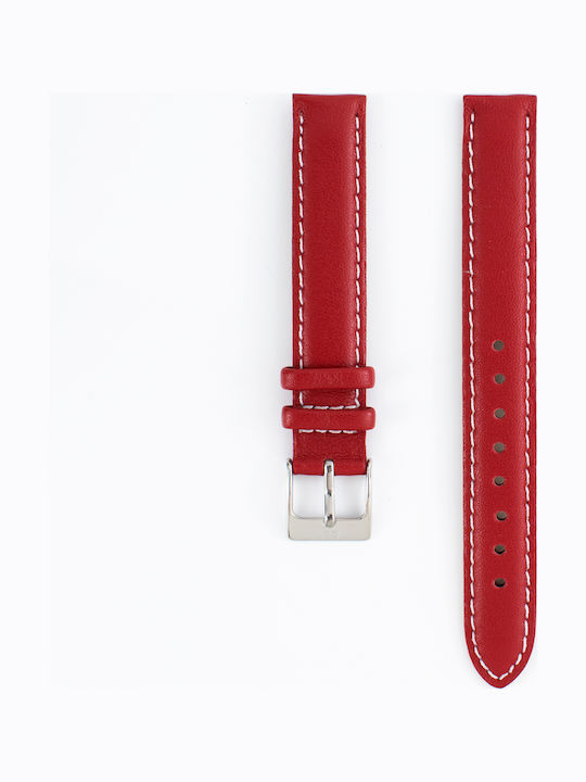 Tommy Hilfiger 679300875 Δερμάτινο Λουράκι Κόκκινο 14mm