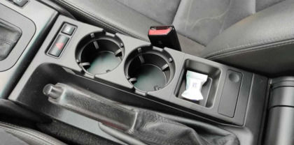 Car Cup Holder Multiple use 2 Positions for Console for Bmw E46 2 pieces in Black Color