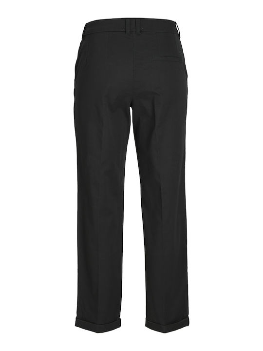 Damen Chino Hose Black