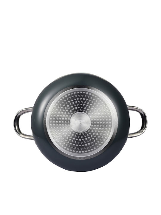 Pyrex Ρηχή Κατσαρόλα από Αλουμίνιο 4lt / 24cm