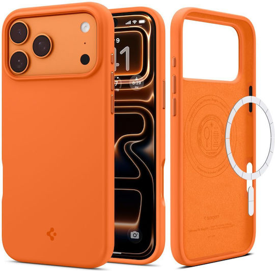 Θήκη Spigen Silicone Fit Mag Magsafe Iphone 17 Pro Max – Cosmic Orange Acs11378