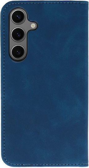 Wonder Wallet Synthetic Leather / Leather Navy Blue (Redmi 14C / Poco C75)