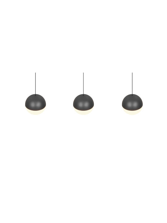 Trio Lighting Κρεμαστό Φωτιστικό Γκρι