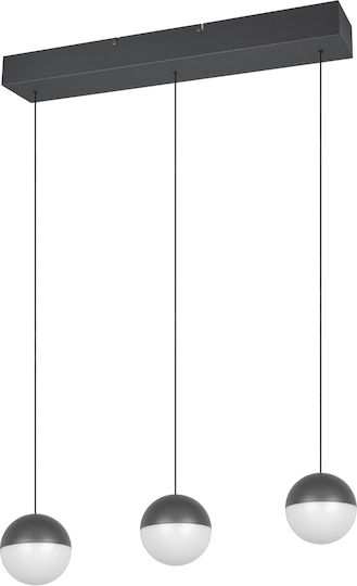 Trio Lighting Grey Ceiling Light Rail 60x150cm
