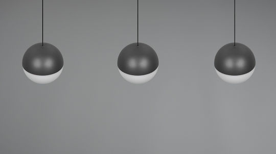 Trio Lighting Grey Ceiling Light Rail 60x150cm
