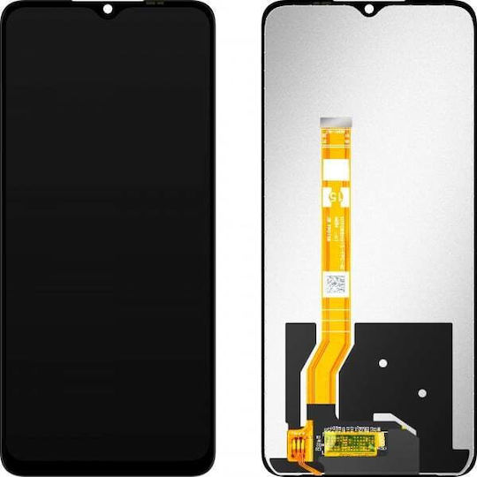 Madrid Papel Ersatzbildschirm für Mobiltelefone Oppo A17, A17k, A18 mit Touch-Mechanismus Schwarz