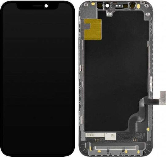 O ecran cu Mecanism Tactil pentru iPhone 12 Mini (Negru)